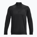 Felpa Under Armour Fleece 1/4 Zip nera/nera da uomo 2