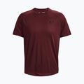 Maglietta da allenamento Under Armour da uomo UA Tech 2.0 Tee Novelty rosso castagna/nero