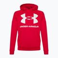 Felpa Under Armour Rival Fleece Big Logo HD da uomo, rosso/bianco anice 5