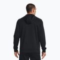 Felpa uomo Under Armour Fleece FZ Hoodie black/black 3