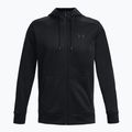 Felpa uomo Under Armour Fleece FZ Hoodie black/black 5