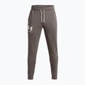 Pantaloni Under Armour UA Rival Terry Jogger da uomo, argilla fresca/bianco anice