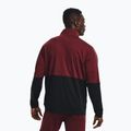 Felpa Under Armour UA Pique Track uomo rosso castagna/bianco 3