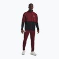 Felpa Under Armour UA Pique Track uomo rosso castagna/bianco 2