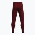 Pantaloni da allenamento Under Armour UA Pique Track rosso castagna/bianco per uomo 4