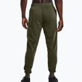 Under Armour Armour Fleece Joggers, pantaloni da allenamento da uomo, colore verde/nero 3