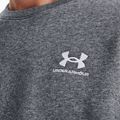 Felpa Under Armour Essential Fleece Crew Uomo grigio pece medio/bianco 3