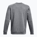 Felpa Under Armour Essential Fleece Crew Uomo grigio pece medio/bianco 5