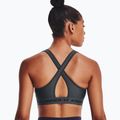 Reggiseno fitness Under Armour Crossback Mid grigio pece/grigio pece/nero 2