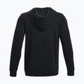 Under Armour Essential Fleece FZ Hood Uomo nero/bianco 4