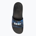 Infradito REEF One Slide nero sbiadito palma da uomo 6