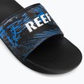 Infradito REEF One Slide nero sbiadito palma da uomo 7