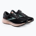 Brooks Ghost 14 scarpe da corsa da donna nero/perla/pesca 5