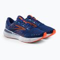 Scarpe da corsa da uomo Brooks Glycerin GTS 20 blu profondo/blu palaceo/arancione 5