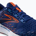 Scarpe da corsa da uomo Brooks Glycerin GTS 20 blu profondo/blu palaceo/arancione 8