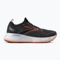 Brooks Glycerin StealthFit 20 scarpe da corsa uomo nero/perla annerita/rosso fuoco 2