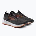 Brooks Glycerin StealthFit 20 scarpe da corsa uomo nero/perla annerita/rosso fuoco 5