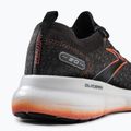 Brooks Glycerin StealthFit 20 scarpe da corsa uomo nero/perla annerita/rosso fuoco 9