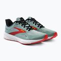 Brooks Launch 9 uomini scarpe da corsa blu surf / nero / pomodoro ciliegia 6