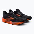 Brooks Hyperion Tempo, scarpe da corsa da uomo, nero/fiamma/grigio 5