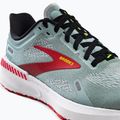 Brooks Launch GTS 9 scarpe da corsa donna blu surf/nero/ciliegia pomodoro 8