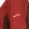 Giacca da corsa Brooks Fusion Hybrid rame/run raisin da uomo 3