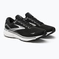 Brooks Ghost 15 scarpe da corsa da uomo nero/perla annerita/bianco 4