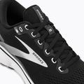 Brooks Ghost 15 scarpe da corsa da uomo nero/perla annerita/bianco 8