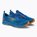 Brooks Levitate 6 scarpe da corsa classiche blu/arancio da uomo 4