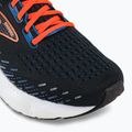 Scarpe da corsa da uomo Brooks Glycerin GTS 20 nero/blu classico/arancio 7