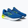 Scarpe da corsa da uomo Brooks Glycerin GTS 20 blu/nightlife/bianco 4