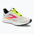 Brooks Launch 9 bianco/rosa/nightlife scarpe da corsa da uomo