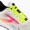 Brooks Launch 9 bianco/rosa/nightlife scarpe da corsa da uomo 9