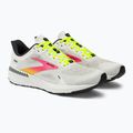 Brooks Launch GTS 9 bianco/rosa/notte, scarpe da corsa da uomo 5