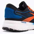 Brooks Trace 2 scarpe da corsa da uomo nero/blu classico/arancione 10