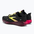 Brooks Launch GTS 9 scarpe da corsa da uomo nero/rosa/giallo 4