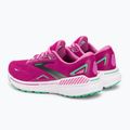 Scarpe da corsa da donna Brooks Adrenaline GTS 23 rosa/fucsia festival/nero 3
