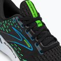 Brooks Glycerin GTS 20 uomini scarpe da corsa nero / oceano hawaiano / verde 8