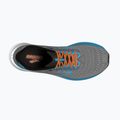 Brooks Hyperion scarpe da corsa uomo grigio/blu atomico/scarlatto 15