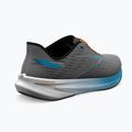 Brooks Hyperion scarpe da corsa uomo grigio/blu atomico/scarlatto 16