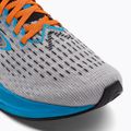 Brooks Hyperion scarpe da corsa uomo grigio/blu atomico/scarlatto 7