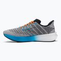 Brooks Hyperion scarpe da corsa uomo grigio/blu atomico/scarlatto 10
