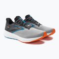 Brooks Launch 10 uomini scarpe da corsa nero / blu atomico / ibis scarlatto 5