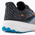 Brooks Launch 10 uomini scarpe da corsa nero / blu atomico / ibis scarlatto 10