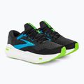 Scarpe da corsa da uomo Brooks Ghost Max nere/atomic blue/jasmine 5