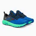 Scarpe da corsa da uomo Brooks Cascadia 17 blu vittoria/nero/spring bud 5