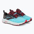 Brooks Cascadia 17 scarpe da corsa da donna blu/ nero/ rosa diva 5