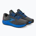 Scarpe da corsa da uomo Brooks Divide 4 ebano/nero/blu vittoria 5