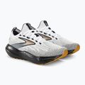 Scarpe da corsa da uomo Brooks Glycerin StealthFit 21 bianche/grigie/nera 5