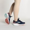 Brooks Ghost 15 scarpe da corsa da donna peacoat/blu canale/rosa 2
